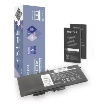 MITSU 5BM335 rechargeable laptop battery for Dell, 6000 mAh