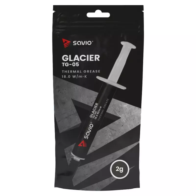 Thermal paste SAVIO TG-05 2g — thermal conductivity 18 W/m·K, 2 ml