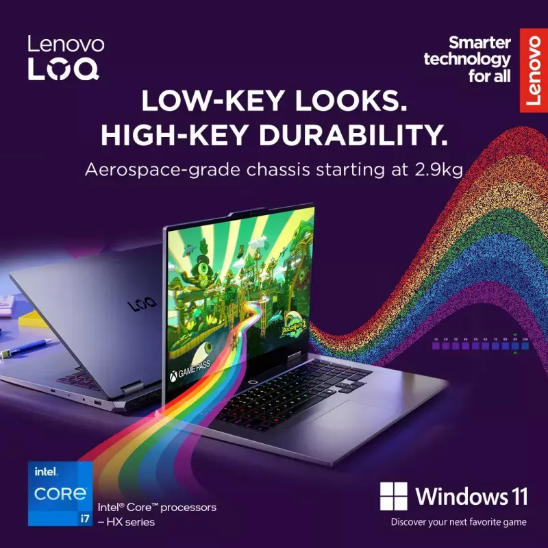 Laptop Lenovo LOQ 17IRX10 17.3 inch FHD IPS i7-13650HX 16GB DDR5 1TB SSD NVIDIA GeForce RTX 5060 8GB Windows 11 Home Luna Grey
