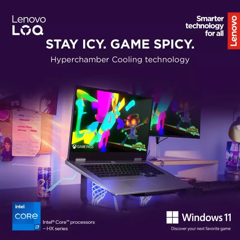 Laptop Lenovo LOQ 17IRX10 17.3 inch FHD IPS i7-13650HX 16GB DDR5 1TB SSD NVIDIA GeForce RTX 5060 8GB Windows 11 Home Luna Grey