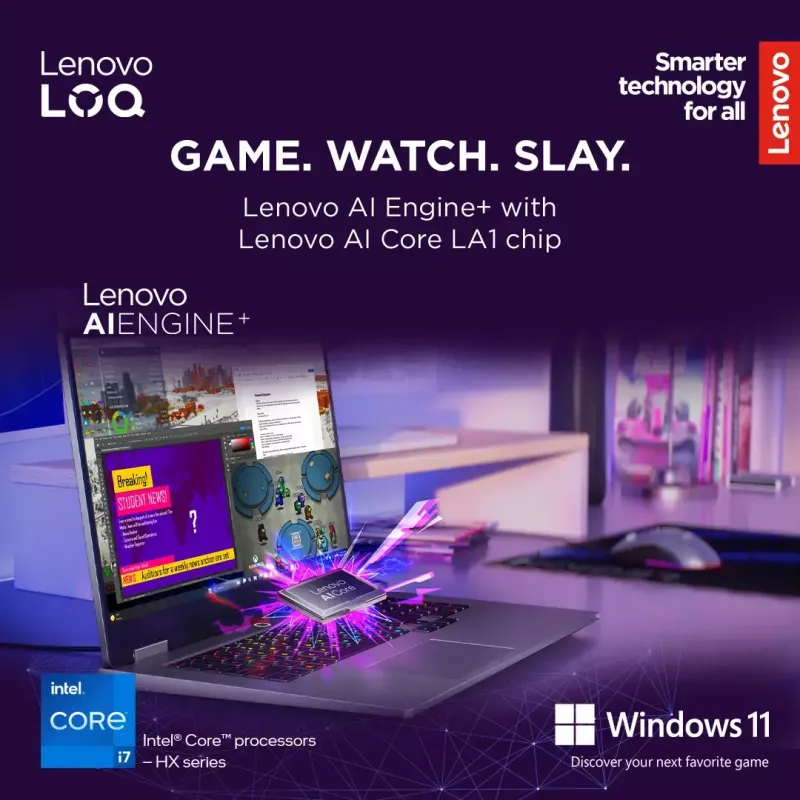 Laptop Lenovo LOQ 17IRX10 17.3 inch FHD IPS i7-13650HX 16GB DDR5 1TB SSD NVIDIA GeForce RTX 5060 8GB Windows 11 Home Luna Grey