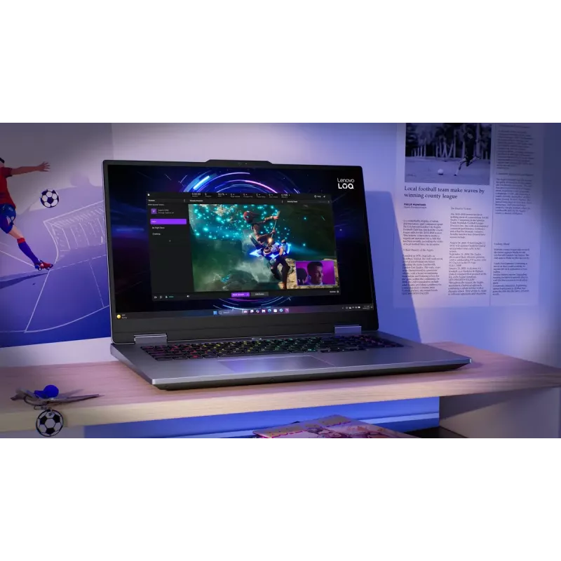Laptop Lenovo LOQ 17IRX10 17.3 inch FHD IPS i7-13650HX 16GB DDR5 1TB SSD NVIDIA GeForce RTX 5060 8GB Windows 11 Home Luna Grey