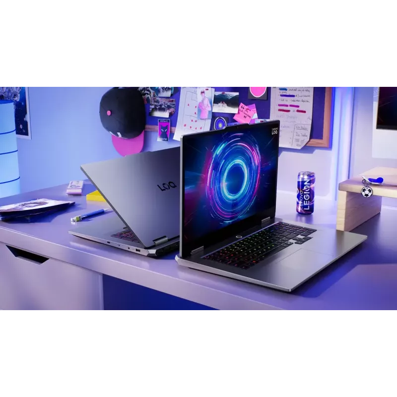 Laptop Lenovo LOQ 17IRX10 17.3 inch FHD IPS i7-13650HX 16GB DDR5 1TB SSD NVIDIA GeForce RTX 5060 8GB Windows 11 Home Luna Grey