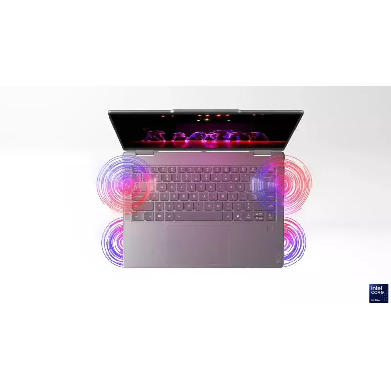 Lenovo Yoga 7 2-in-1 14ILL10 | Luna Grey | 14 inch | OLED | Touchscreen | WUXGA | 1920 x 1200 pixels | Intel Core Ultra 7 | 256V | 16 GB | Soldered LPDDR5x | Solid-state drive capacity 512 GB | Intel Arc Graphics 140V | Windows 11 Home | 802.11be | Bluetooth version 5.4 | Keyboard language English | Keyboard backlit | Warranty 24 month(s) | Battery warranty 12 month(s)