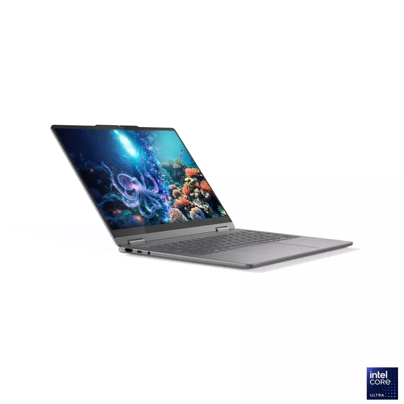 Lenovo Yoga 7 2-in-1 14ILL10 | Luna Grey | 14 inch | OLED | Touchscreen | WUXGA | 1920 x 1200 pixels | Intel Core Ultra 7 | 256V | 16 GB | Soldered LPDDR5x | Solid-state drive capacity 512 GB | Intel Arc Graphics 140V | Windows 11 Home | 802.11be | Bluetooth version 5.4 | Keyboard language English | Keyboard backlit | Warranty 24 month(s) | Battery warranty 12 month(s)