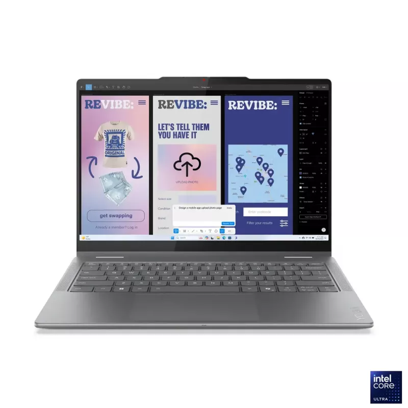 Lenovo Yoga 7 2-in-1 14ILL10 | Luna Grey | 14 inch | OLED | Touchscreen | WUXGA | 1920 x 1200 pixels | Intel Core Ultra 7 | 256V | 16 GB | Soldered LPDDR5x | Solid-state drive capacity 512 GB | Intel Arc Graphics 140V | Windows 11 Home | 802.11be | Bluetooth version 5.4 | Keyboard language English | Keyboard backlit | Warranty 24 month(s) | Battery warranty 12 month(s)