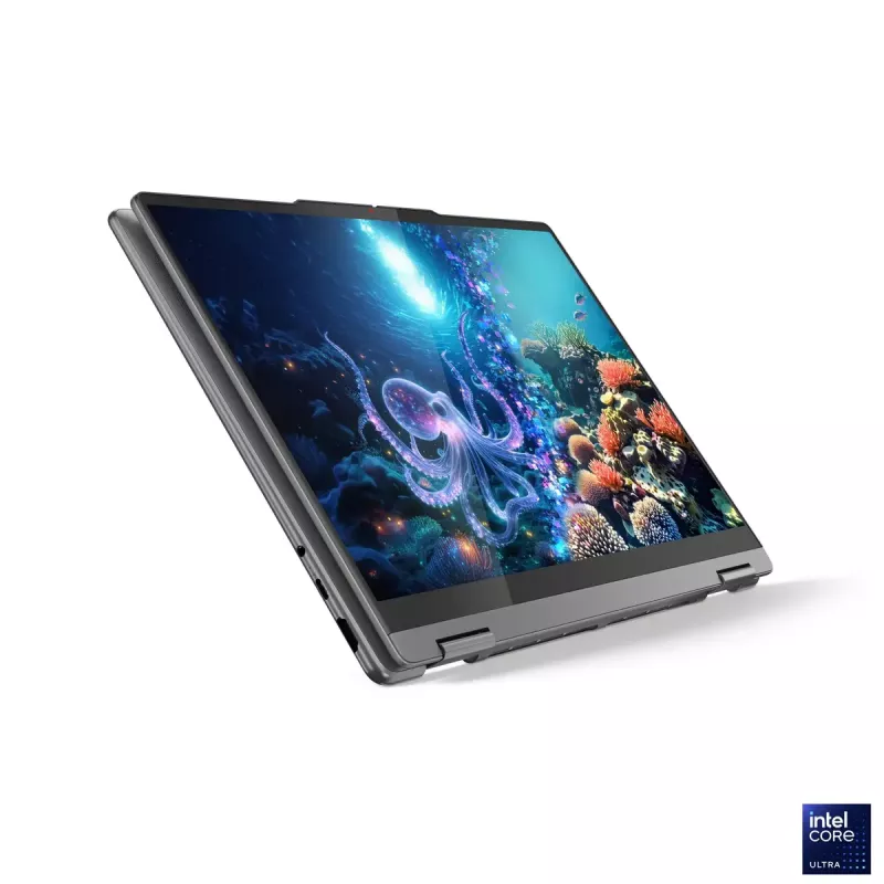 Lenovo Yoga 7 2-in-1 14ILL10 | Luna Grey | 14 inch | OLED | Touchscreen | WUXGA | 1920 x 1200 pixels | Intel Core Ultra 7 | 256V | 16 GB | Soldered LPDDR5x | Solid-state drive capacity 512 GB | Intel Arc Graphics 140V | Windows 11 Home | 802.11be | Bluetooth version 5.4 | Keyboard language English | Keyboard backlit | Warranty 24 month(s) | Battery warranty 12 month(s)