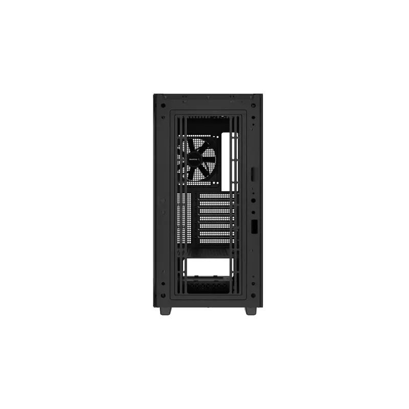 PC case DeepCool CH510 Midi Tower Black — tempered glass, microATX/ATX, supports 360 mm front/top radiators, max GPU 38 cm, PSU bottom, 7 expansion slots