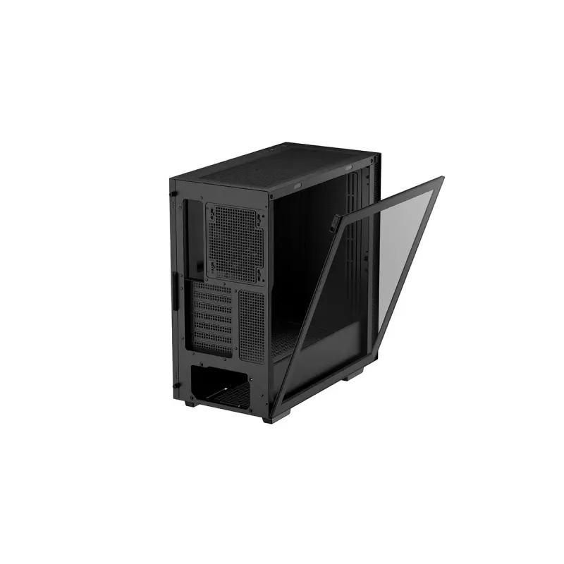 PC case DeepCool CH510 Midi Tower Black — tempered glass, microATX/ATX, supports 360 mm front/top radiators, max GPU 38 cm, PSU bottom, 7 expansion slots