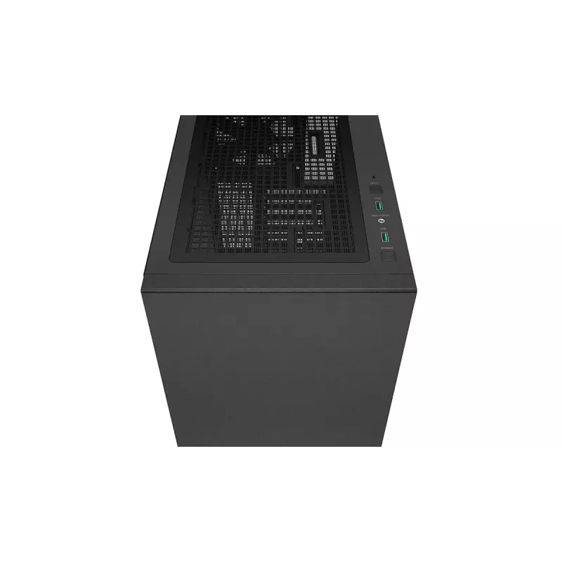 PC case DeepCool CH510 Midi Tower Black — tempered glass, microATX/ATX, supports 360 mm front/top radiators, max GPU 38 cm, PSU bottom, 7 expansion slots