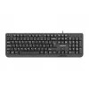 Wired USB Keyboard NATEC NKL-1151 — Black, CZ-SK (Slovak) layout, 104 keys, USB wired, 1.8 m cable