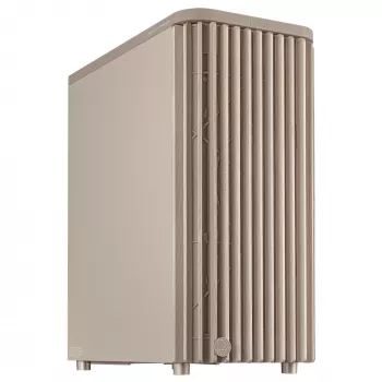 PC case ASUS ProArt PA401 Wood Edition Beige — mid-tower, metal front panel