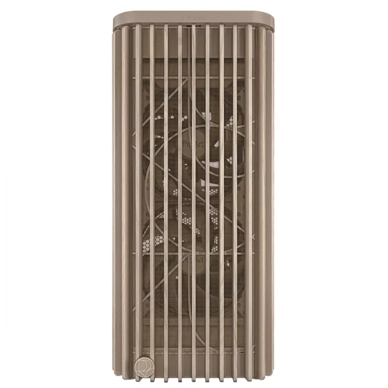 PC case ASUS ProArt PA401 Wood Edition Beige — mid-tower, metal front panel