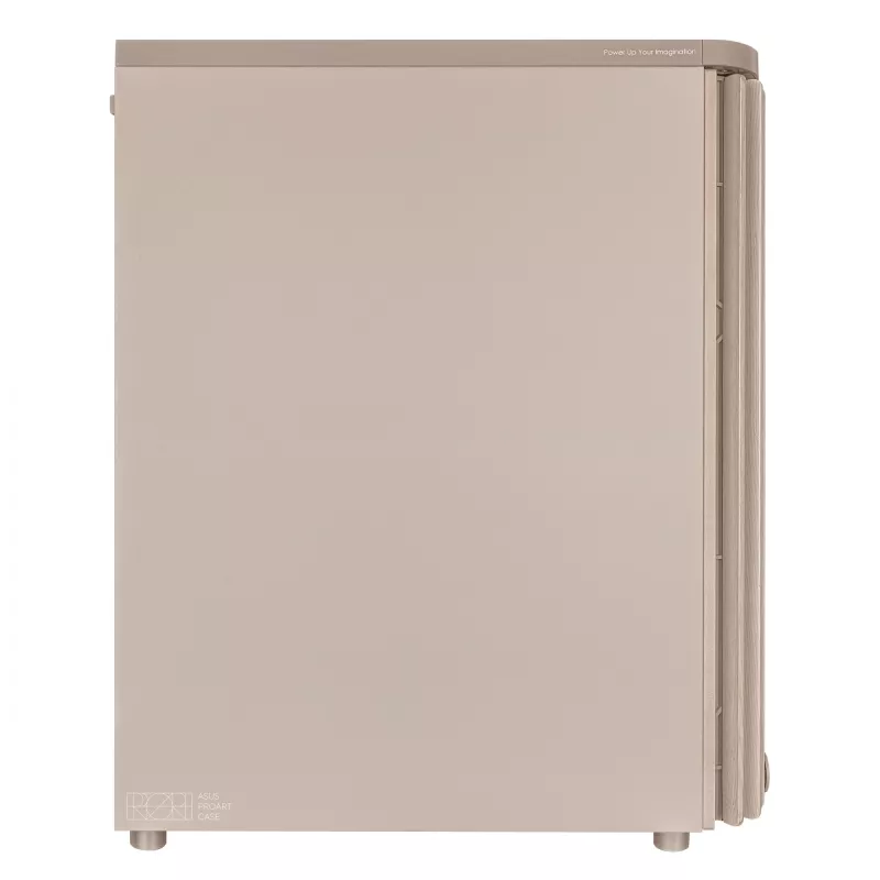 PC case ASUS ProArt PA401 Wood Edition Beige — mid-tower, metal front panel