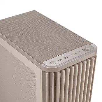 PC case ASUS ProArt PA401 Wood Mesh PWM Beige — ATX, wood, 2×160 mm front, 1×120 mm rear, 2×3.5 inch + 2×2.5 inch bays