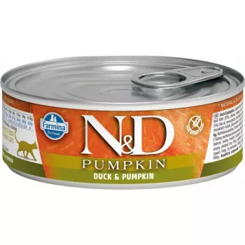 Wet cat food Farmina N&D Pumpkin Duck 70 g pouch, adult mature, 75% moisture, 13% protein