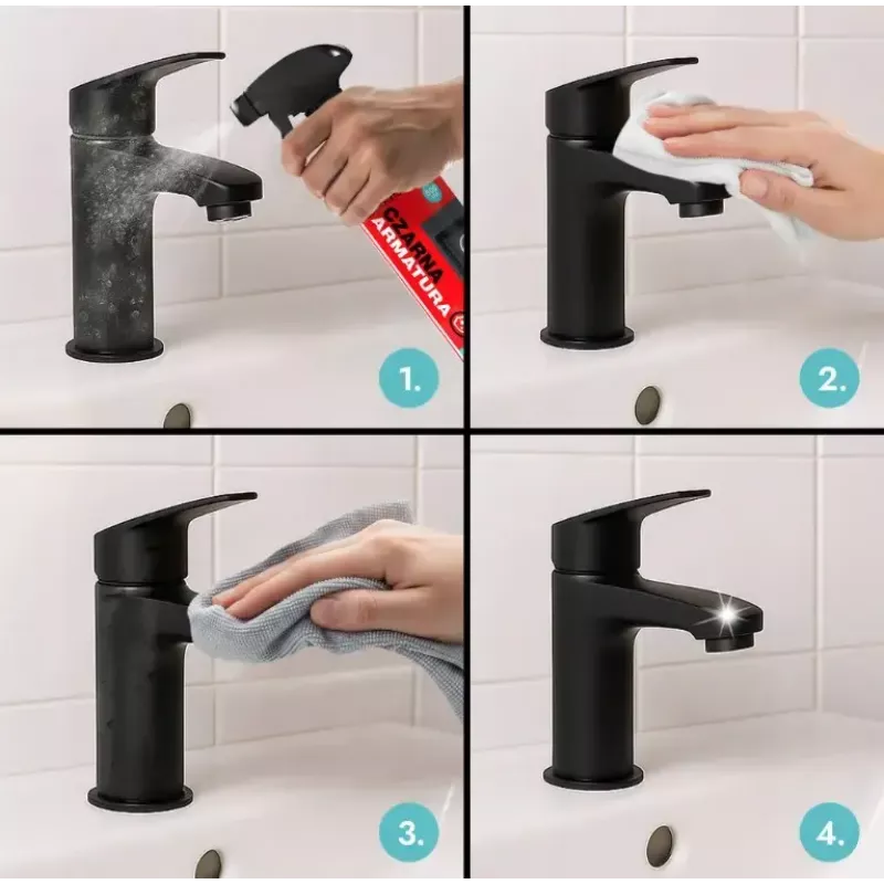 Cleaning fluid FRISCHER Frischer black fittings cleaner 0.5 L trigger bottle for black fittings