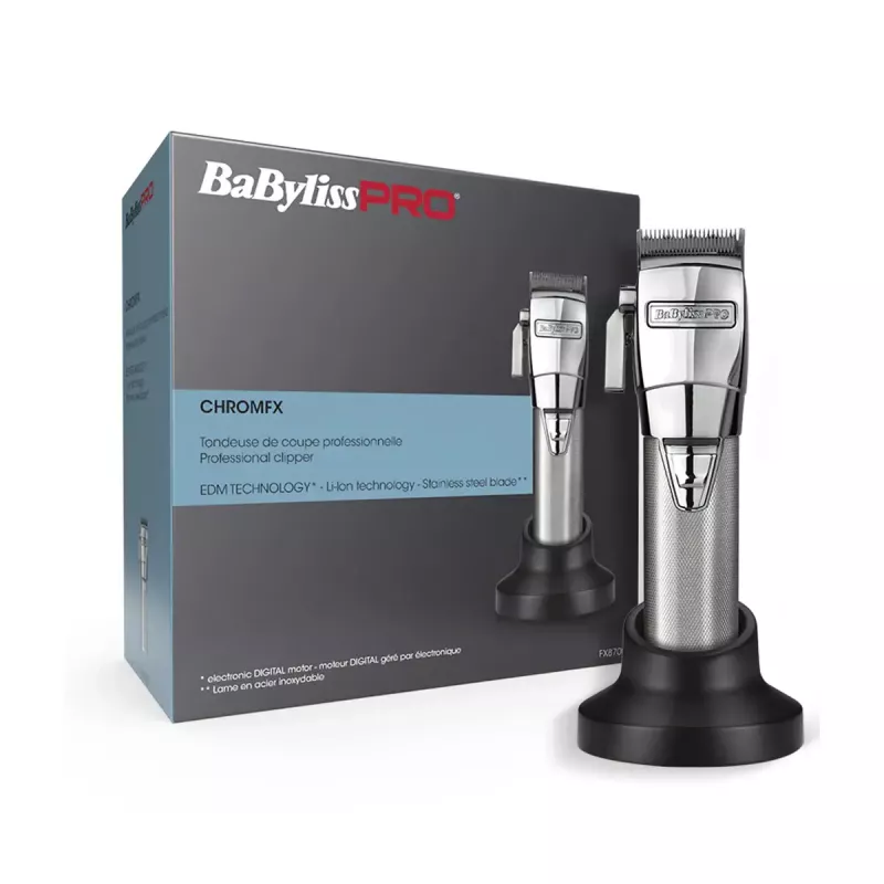 BaByliss CHROMFX FX8700E cordless clipper, chrome