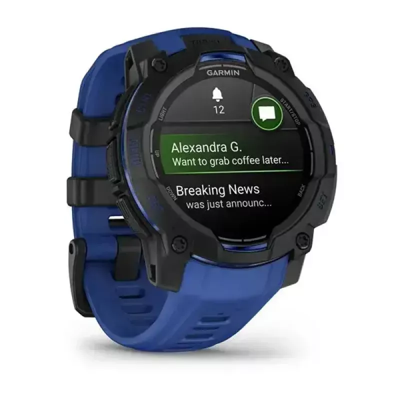 Smartwatch GARMIN Instinct 3 AMOLED 1.2 inch GPS, 45 mm case, 390x390 display, 10 ATM, Li-Ion battery