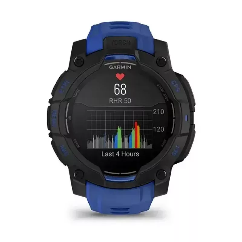 Smartwatch GARMIN Instinct 3 AMOLED 1.2 inch GPS, 45 mm case, 390x390 display, 10 ATM, Li-Ion battery
