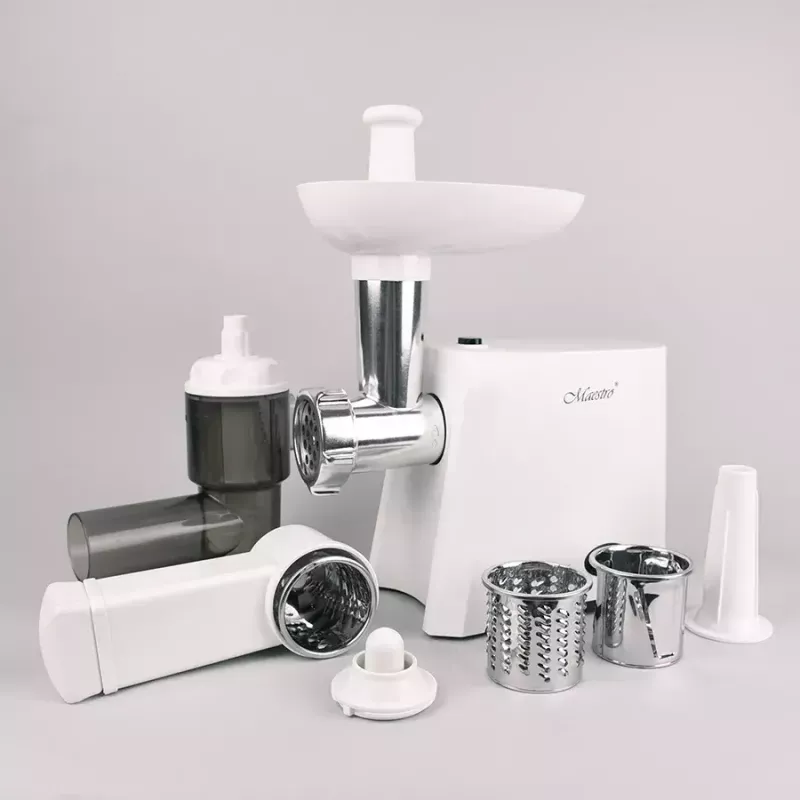 Meat grinder Maestro MR852, 1000 W, white, stainless steel blade, reverse function