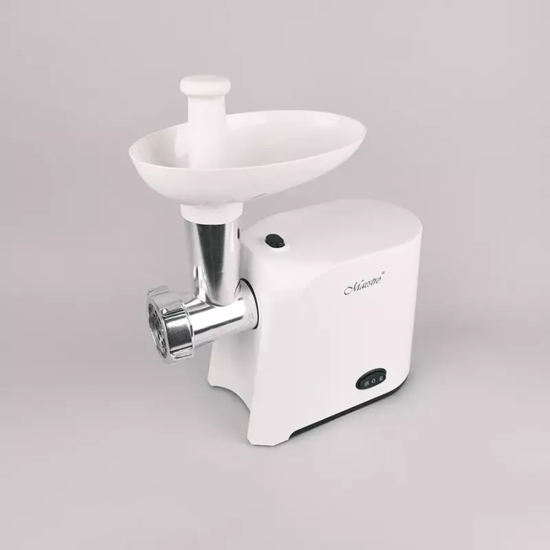 Meat grinder Maestro MR852, 1000 W, white, stainless steel blade, reverse function