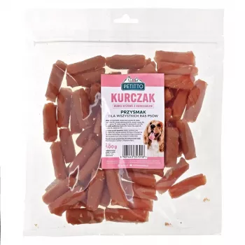 Dog treat PETITTO rice tubes with chicken 500 g