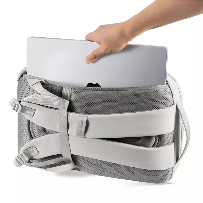 Backpack XDDESIGN Air P706.3219 — Grey, 15 L, laptop compartment up to 15.6 inch, lockable main slider