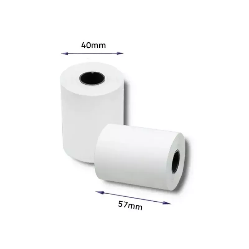 Thermal roll QOLTEC 51899 — 57 mm x 16 m, 55 g/m², BPA free