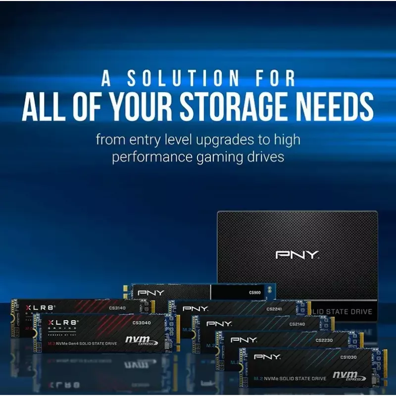 Internal SSD PNY M.2 2280 512GB M280CS2241-512-BLK, SATA/NVMe not specified