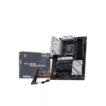 Motherboard MSI MAG X870E GAMING MAX WIFI — AMD X870E, Socket AM5, DDR5, 4 DIMM, ATX, Wi‑Fi 7, 5Gb LAN