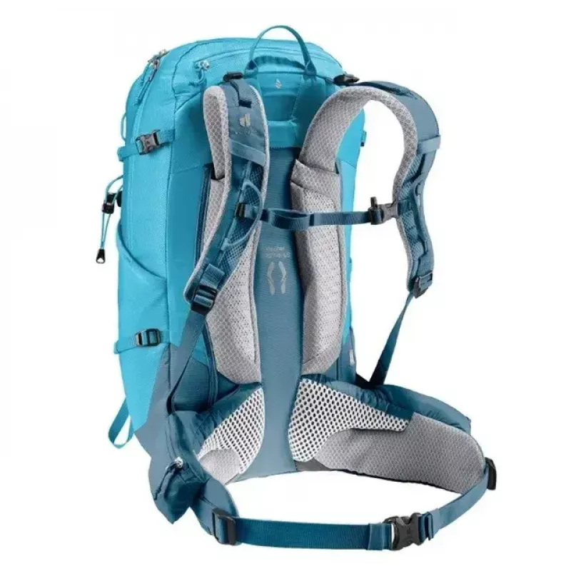 Backpack DEUTER Trail PRO 31 SL — women's hiking pack, 31 L, lightweight, durable, blue