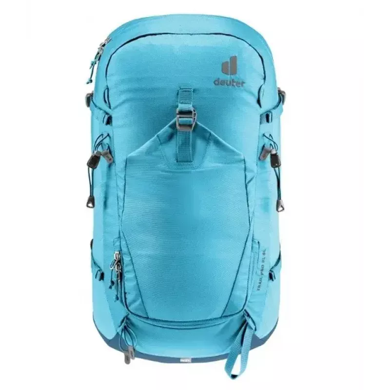 Backpack DEUTER Trail PRO 31 SL — women's hiking pack, 31 L, lightweight, durable, blue