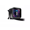 Liquid cooling kit ASRock Phantom Gaming 360 LCD — 120 mm fans, LGA1700/AM5/AM4, Black