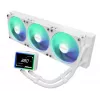 ASROCK Challenger 360 Digital ARGB White — 360mm CPU liquid cooler, digital ARGB lighting, white finish