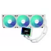 ASROCK Challenger 360 Digital ARGB White — 360mm CPU liquid cooler, digital ARGB lighting, white finish