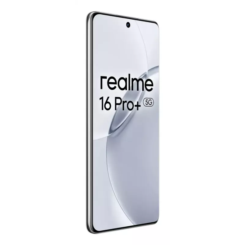 Smartphone REALME realme 16 Pro+ 6.8 inch 5G Snapdragon 7 Gen 4, 12 GB RAM, 512 GB, 200 MP, 7000 mAh, Grey