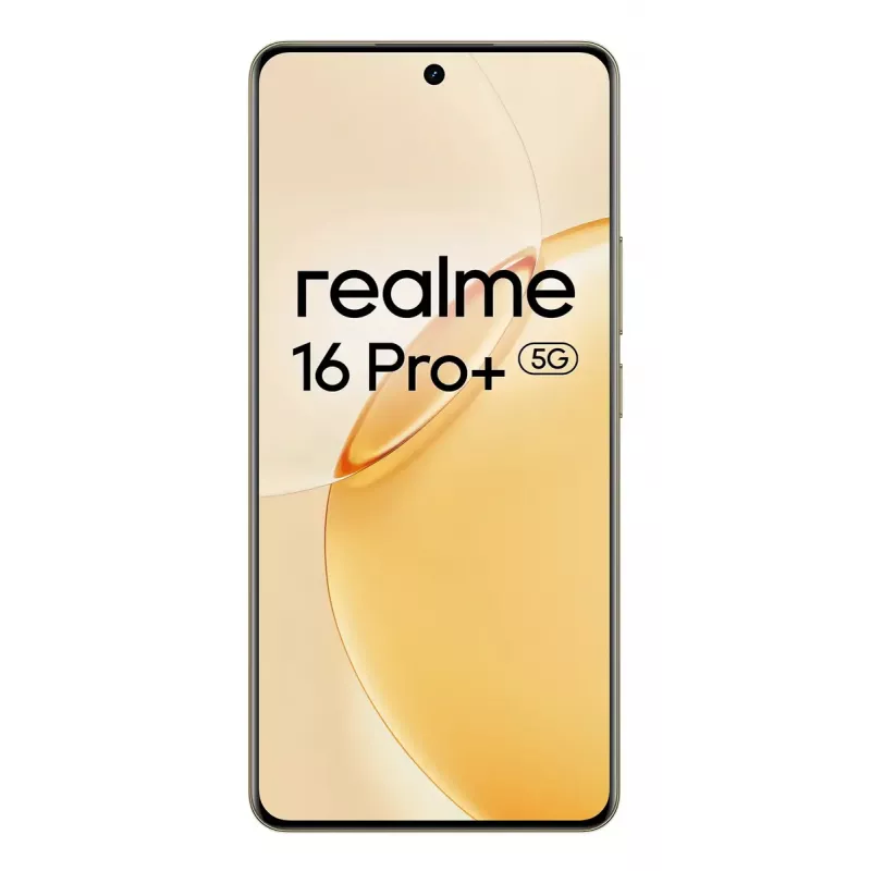 Smartphone REALME realme 16 Pro+ — 6.8 inch (17.3 cm) 1280×2800, Snapdragon 7 Gen 4, 12 GB RAM, 512 GB, 200 MP, 7000 mAh, Gold