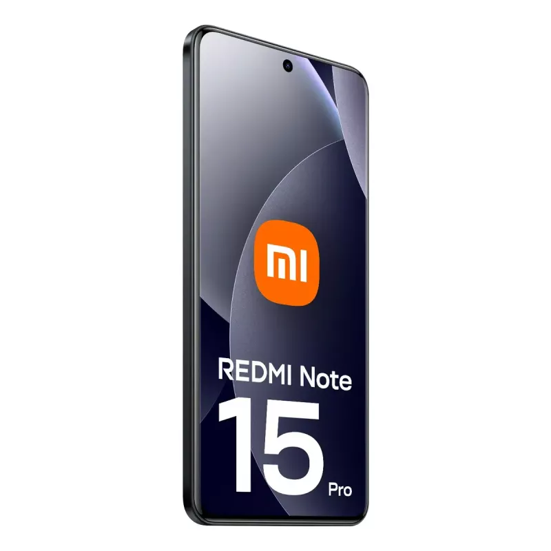Smartphone Xiaomi Redmi Note 15 Pro 6.77 inch 8 GB RAM 256 GB 200 MP Triple Camera 6500 mAh Black
