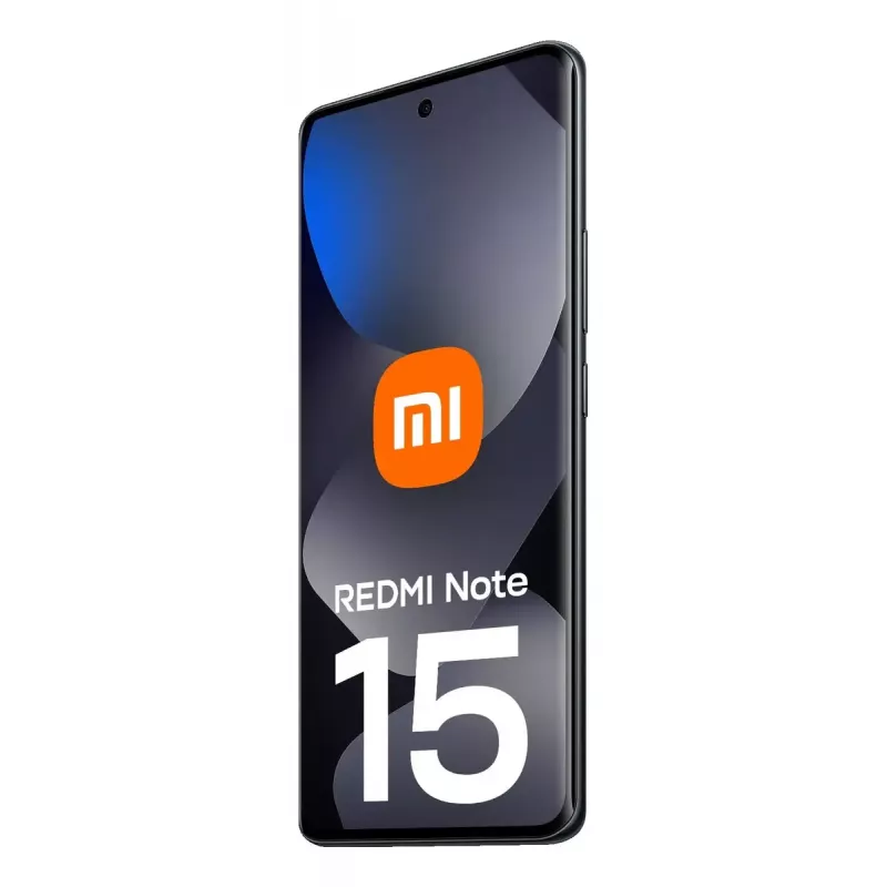Smartphone Xiaomi Redmi Note 15 — 6.77 inch (17.2 cm), Helio G100 Ultra 2 GHz, 8 GB RAM, 256 GB, 108 MP triple camera, 6000 mAh, Black