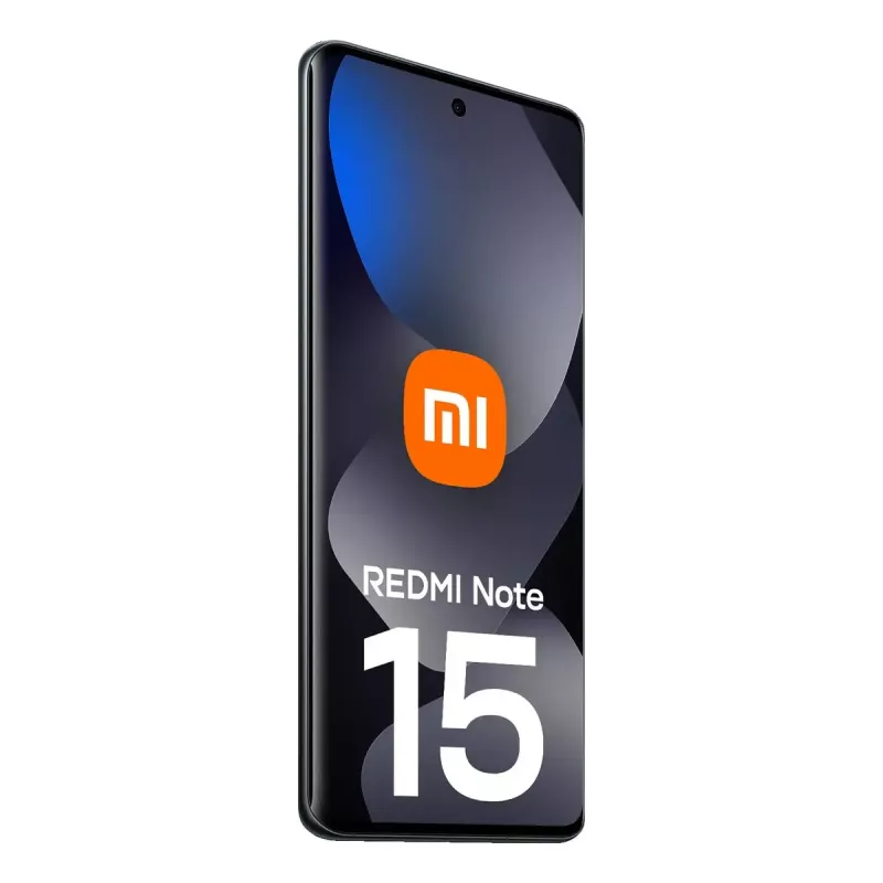 Smartphone Xiaomi Redmi Note 15 — 6.77 inch (17.2 cm), Helio G100 Ultra 2 GHz, 8 GB RAM, 256 GB, 108 MP triple camera, 6000 mAh, Black