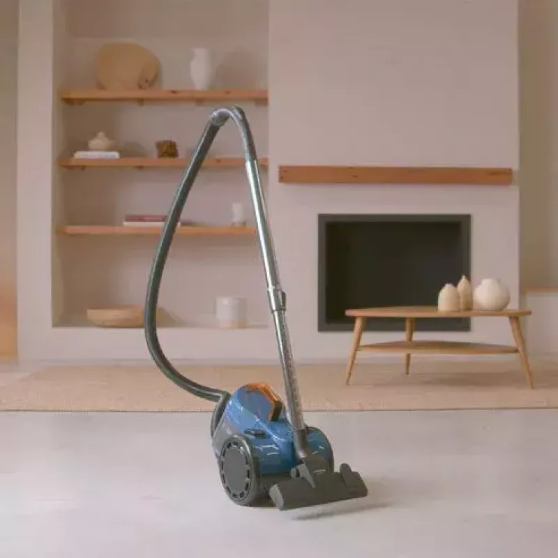 Cylinder vacuum Taurus Homeland Cyclone 2 L, Dry, 800 W, Bagless, HEPA, Cyclonic, Blue/Black