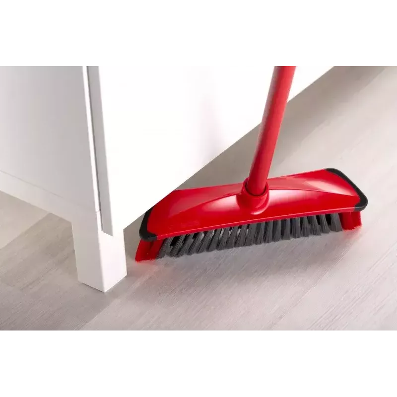 Broom VILEDA Indoor hard bristle, technopolymer, 1300 mm handle, 280×60 mm head