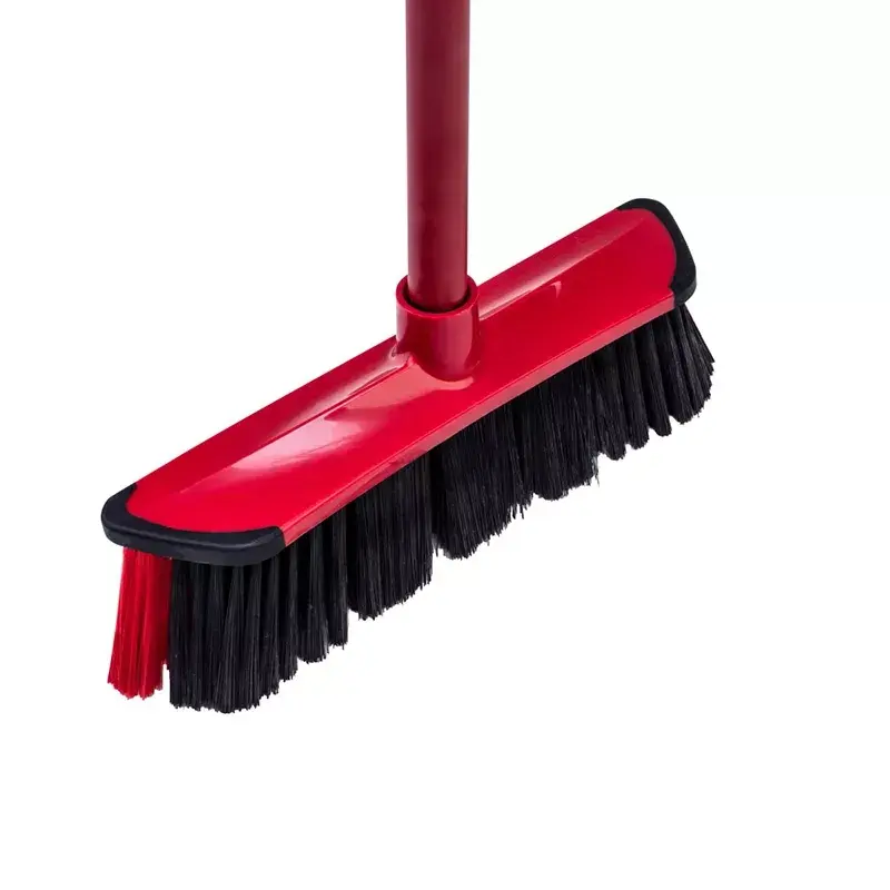 Broom VILEDA Indoor hard bristle, technopolymer, 1300 mm handle, 280×60 mm head