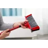 Broom VILEDA Indoor hard bristle, technopolymer, 1300 mm handle, 280×60 mm head