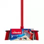 Broom VILEDA Indoor hard bristle, technopolymer, 1300 mm handle, 280×60 mm head