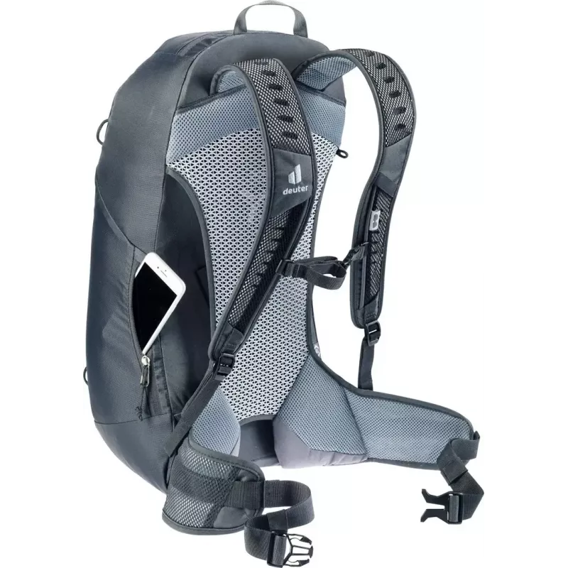 Backpack DEUTER AC Lite 25 EL black — ventilated daypack, 25 L capacity