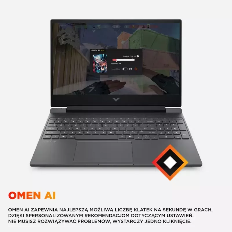 Laptop HP Victus 15-fb3231nw 15.6 inch Ryzen 7 7445HS 16GB 512GB RTX4050 Win11Home