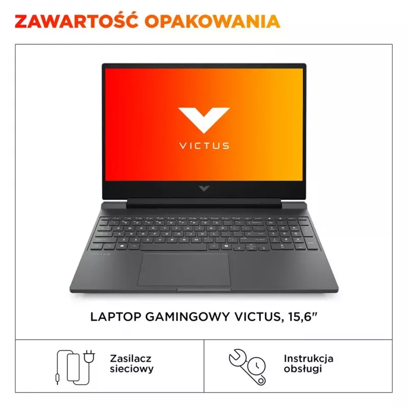 Laptop HP Victus 15-fb3231nw 15.6 inch Ryzen 7 7445HS 16GB 512GB RTX4050 Win11Home