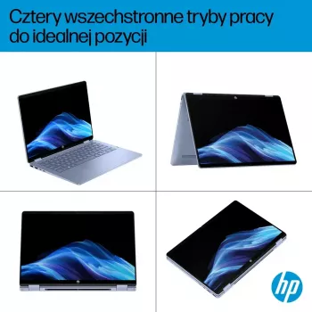 Laptop HP OmniBook 5 Flip 14-fp0004nw 14 inch Core 5 120U 16GB 512GB Win11Home Sky Blue